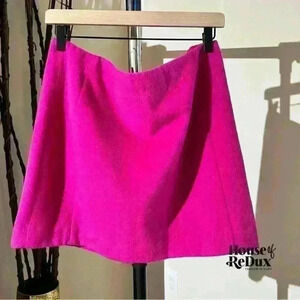 The Limited Pink Wool Miniskirt